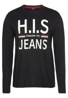 H.I.S Langarmshirt Basic-Schnitt
