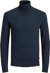 Jack & Jones Sweatshirt JJEEMIL KNIT ROLL NECK NOOS Navy Blazer