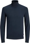 Jack & Jones Sweatshirt JJEEMIL KNIT ROLL NECK NOOS Navy Blazer