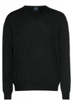 OLYMP V-Ausschnitt Pullover Strick Casual Schwarz