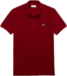 Lacoste Poloshirt mit Polokragen Dunkelrot/Rot