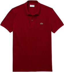 Lacoste Poloshirt mit Polokragen Dunkelrot/Rot