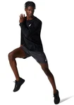 Asics Laufshirt CORE LS TOP Schwarz/Rot