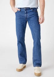 Wrangler Straight-Jeans Authentic Straight Hellblau/Blau