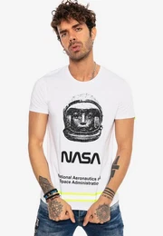 T-Shirt Visalia mit modischem NASA-Print