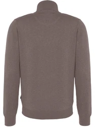 FYNCH-HATTON Strickjacke mit Reißverschluss Grau/Braun/Lila