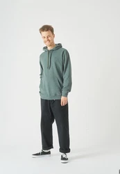 Cleptomanicx Kapuzensweatshirt Ligull Grün/Dunkelgrün
