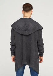 behype Strickjacke JAROMIR Dunkelgrau/Dunkelblau/Grau/Hellblau