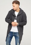 behype Strickjacke JAROMIR Dunkelgrau/Dunkelblau/Grau/Hellblau
