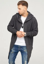 behype Strickjacke JAROMIR Dunkelgrau/Dunkelblau/Grau/Hellblau