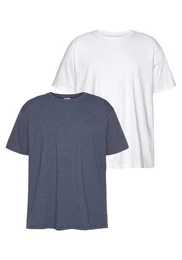 T-Shirt (Packung, 2-tlg) aus reiner Baumwolle