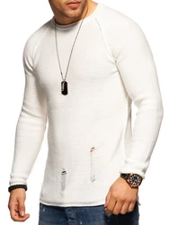 2Y Premium Strickpullover JOSCHUA Creme/Weiß/Beige/Khaki/Schwarz