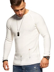 2Y Premium Strickpullover JOSCHUA Creme/Weiß/Beige/Khaki/Schwarz