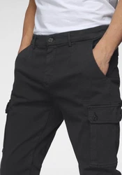 Replay Herren Cargo-Hose Jaan Slim-Fit Hyperflex 