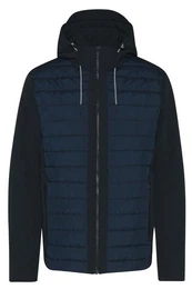 Langjacke aus wasserabweisender elastischer Ware
