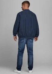 Jack & Jones Bomberjacke RUSH BOMBER Blau (4382)
