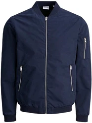 Jack & Jones Bomberjacke RUSH BOMBER Blau (4382)
