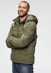 Bruno Banani Steppjacke modischer Stil Dunkelgrün/Khaki/Grün