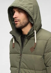 Bruno Banani Steppjacke modischer Stil Dunkelgrün/Khaki/Grün