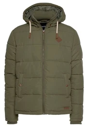 Steppjacke leicht, wasserabweisend, modischer Stil, mit dekorativen Badges