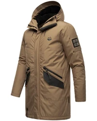 Stone Harbour Wintermantel Ragaan Herren Winterparka Braun/Beige/Khaki