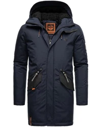 Stone Harbour Wintermantel Ragaan Herren Winterparka Dunkelblau