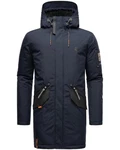 Stone Harbour Wintermantel Ragaan Herren Winterparka Dunkelblau