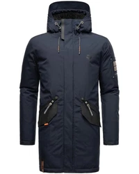 Stone Harbour Wintermantel Ragaan Herren Winterparka Dunkelblau
