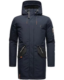 Wintermantel Ragaan modischer Herren Winterparka mit Teddyfell Futter