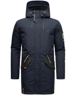 Stone Harbour Wintermantel Ragaan Herren Winterparka Dunkelblau