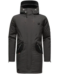 Wintermantel Ragaan modischer Herren Winterparka mit Teddyfell Futter