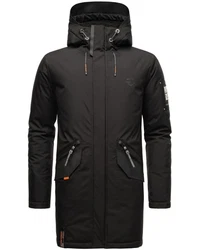 Stone Harbour Wintermantel Ragaan Herren Winterparka Schwarz/Grau/Dunkelgrau