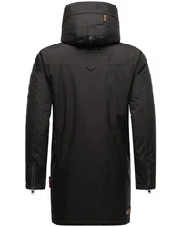 Stone Harbour Wintermantel Ragaan Herren Winterparka Schwarz/Grau/Dunkelgrau