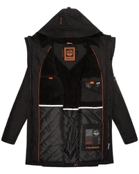 Stone Harbour Wintermantel Ragaan Herren Winterparka Schwarz/Grau/Dunkelgrau