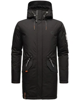 Stone Harbour Wintermantel Ragaan Herren Winterparka Schwarz/Grau/Dunkelgrau