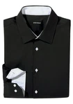 Bruno Banani Langarmhemd Schwarz/Braun
