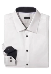 Bruno Banani Langarmhemd Weiß/Creme
