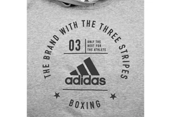 adidas Performance Kapuzensweatshirt Community Sleeveless Hoody BOXING Grau/Silber/Hellgrau/Dunkelgrau