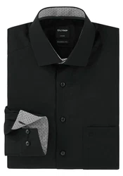 OLYMP Businesshemd Luxor modern fit Dunkelblau/Grau/Schwarz