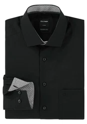 OLYMP Businesshemd Luxor modern fit Dunkelblau/Grau/Schwarz