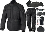 NERVE Motorradkombi Set Schwarz/Dunkelgrau/Grau