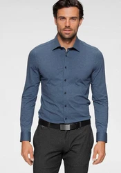 OLYMP Businesshemd Level Five Jerseyshirt 