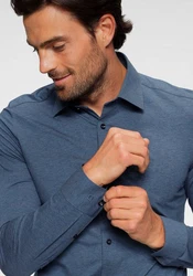 OLYMP Businesshemd Level Five Jerseyshirt 