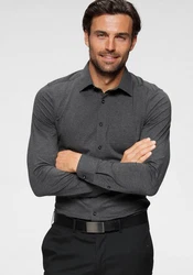 OLYMP Businesshemd Level Five Jerseyshirt 