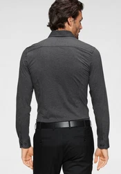 OLYMP Businesshemd Level Five Jerseyshirt 