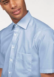 OLYMP Businesshemd Luxor modern fit Kentkragen Hellblau/Blau