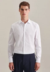 Seidensticker Herren Shaped Bügelfrei Kent Langarm Business Shirt 