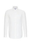 Seidensticker Herren Shaped Bügelfrei Kent Langarm Business Shirt Weiß/Creme