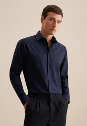 Seidensticker Herren Shaped Bügelfrei Kent Langarm Business Shirt 