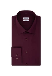 Businesshemd Slim Slim Langarm Kentkragen Uni
